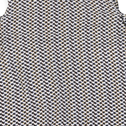 Atmosphere Womens Black Polka Dot  Basic Blouse Size 14  - Cold Shoulder