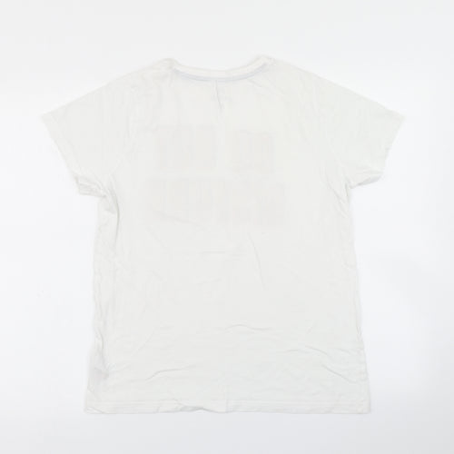 F&F Boys White   Basic T-Shirt Size 13-14 Years