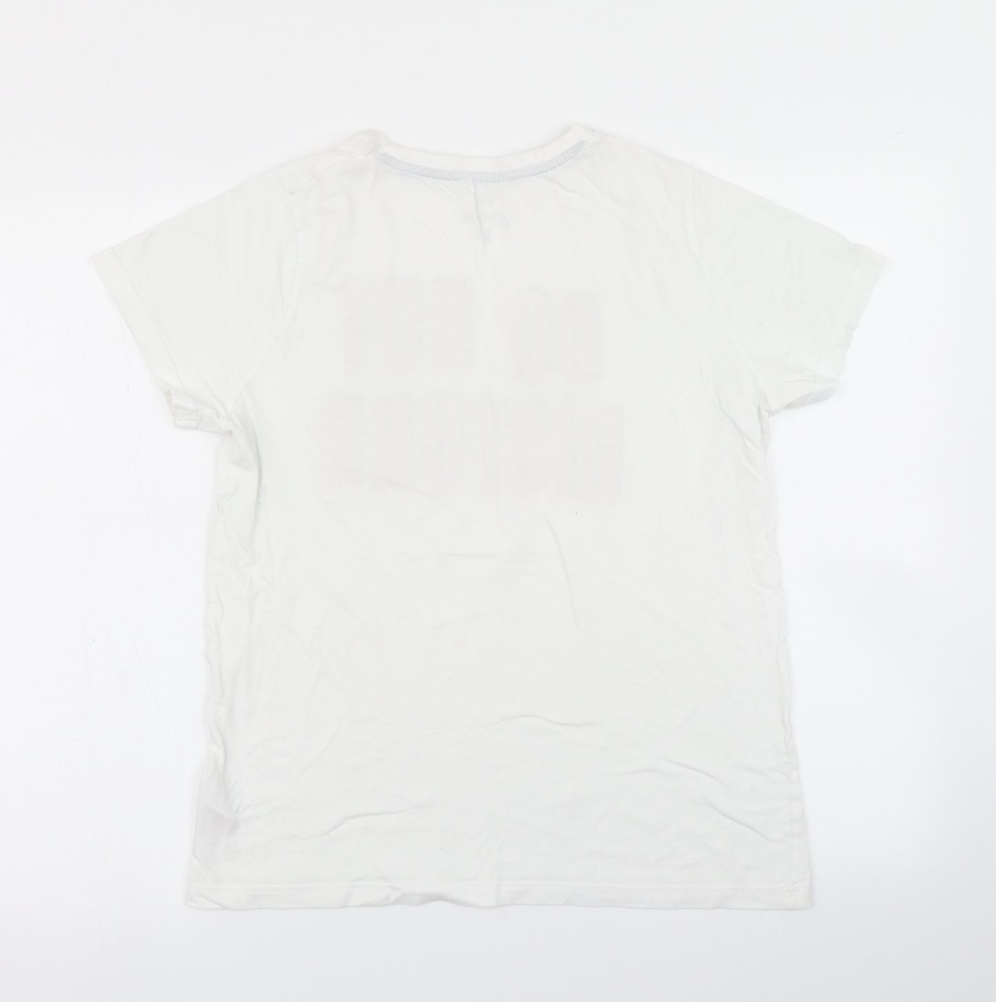 F&F Boys White   Basic T-Shirt Size 13-14 Years