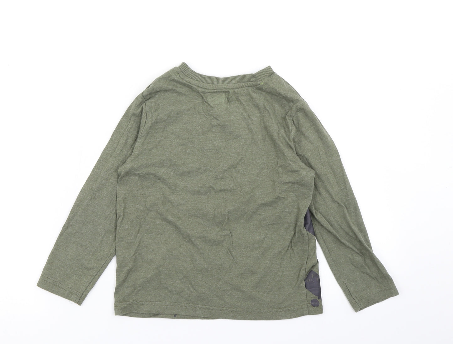 F&F Boys Green   Basic T-Shirt Size 5-6 Years