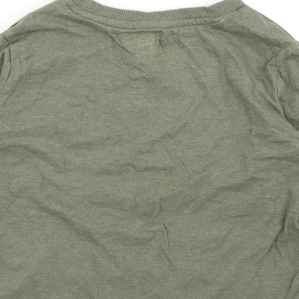 F&F Boys Green   Basic T-Shirt Size 5-6 Years