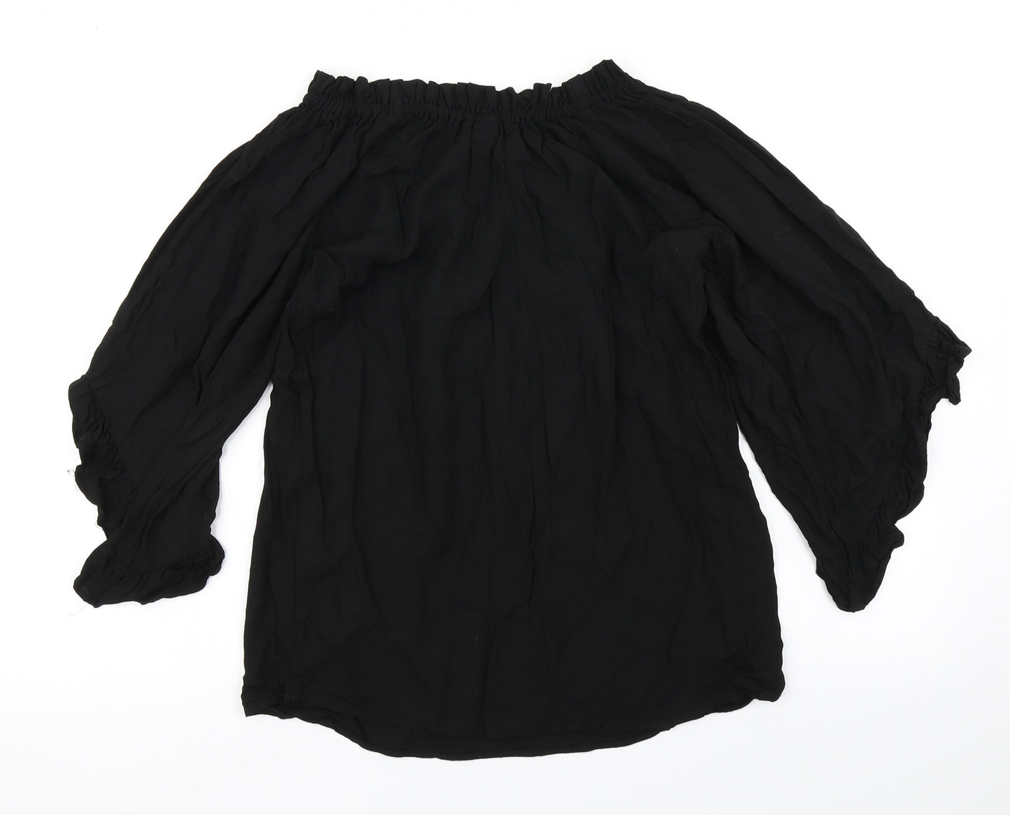 H&M Womens Black   Basic T-Shirt Size 4