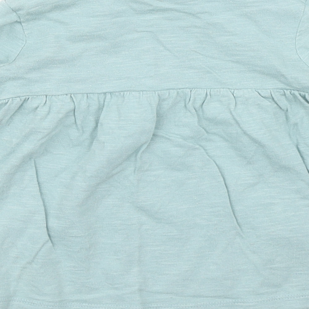 George Girls Blue   Basic T-Shirt Size 2-3 Years