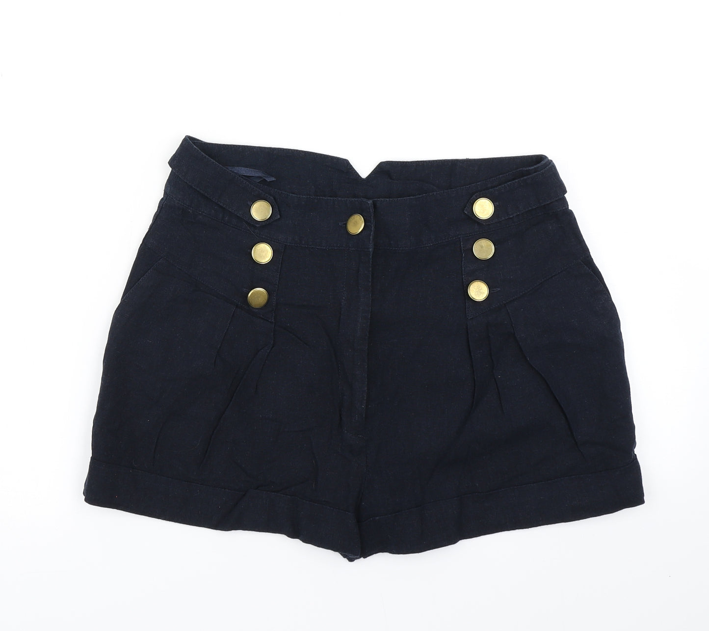 New Look Womens Blue   Sailor Shorts Size 12