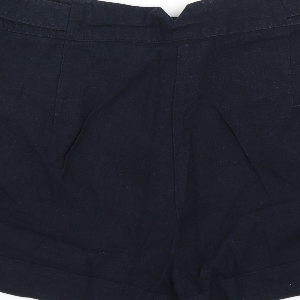 New Look Womens Blue   Sailor Shorts Size 12
