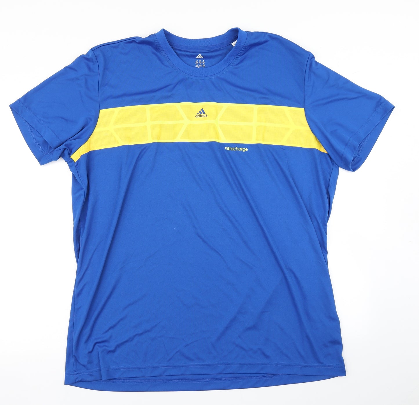 adidas Mens Blue   Basic T-Shirt Size 2XL