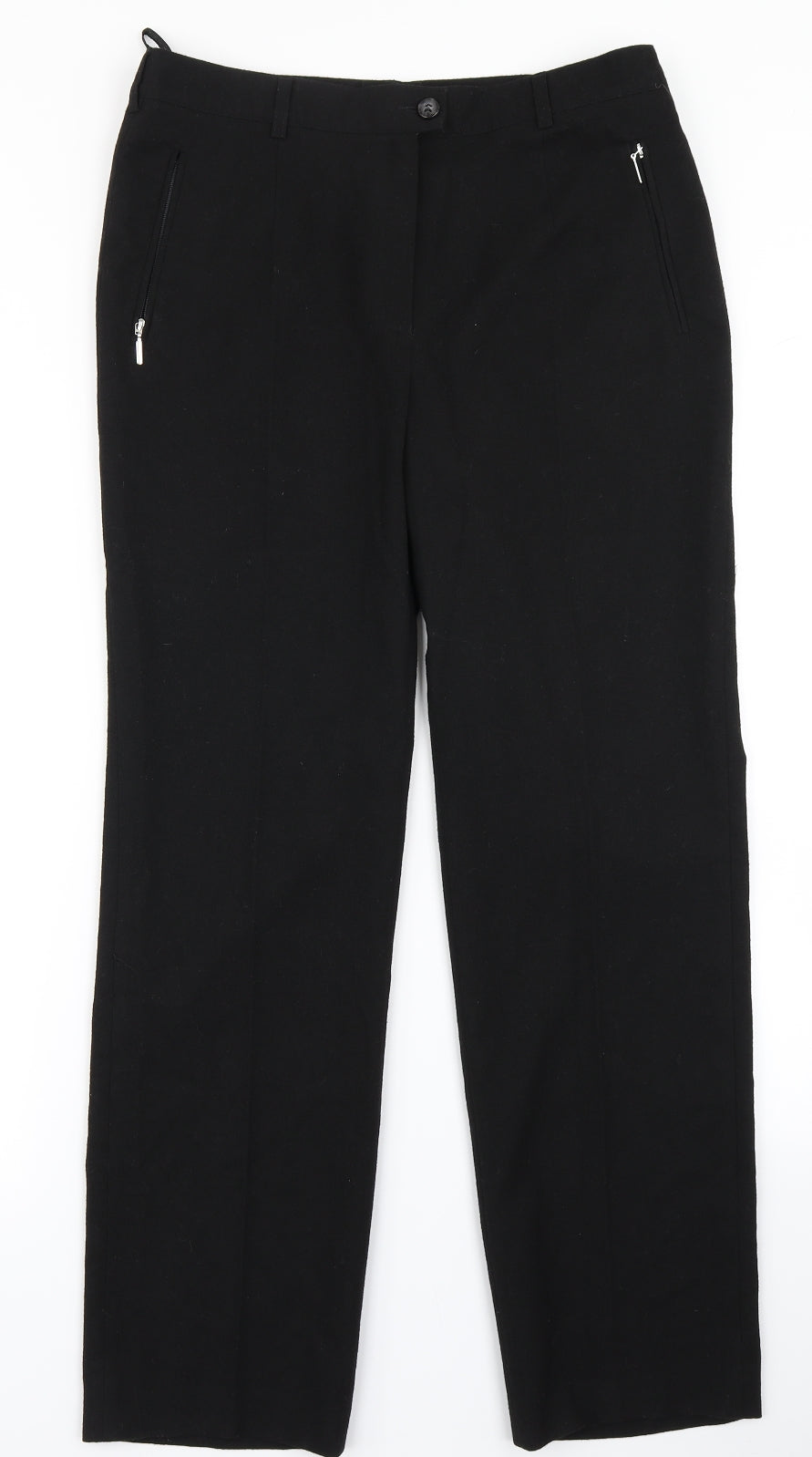 Gerke Womens Black   Dress Pants Trousers Size 12 L28 in