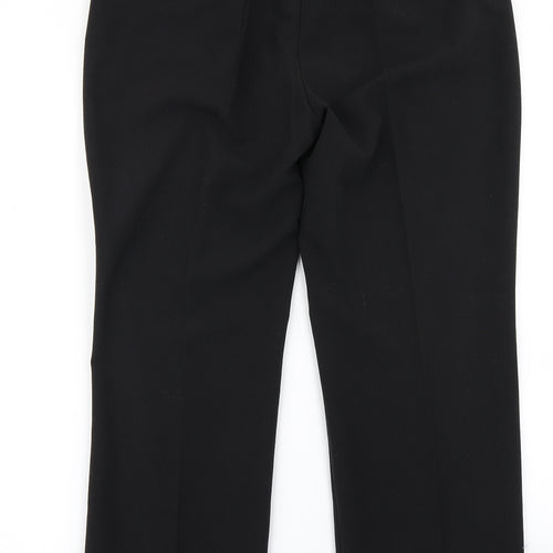 M&S Womens Black   Dress Pants Trousers Size 12 L28 in
