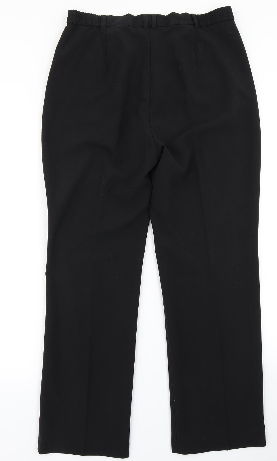 M&S Womens Black   Dress Pants Trousers Size 12 L28 in