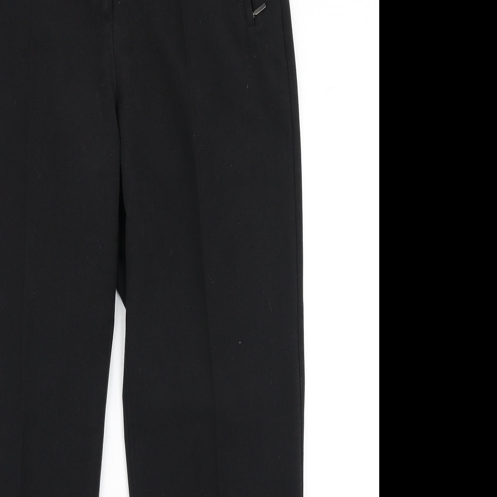 M&S Womens Black   Dress Pants Trousers Size 12 L28 in