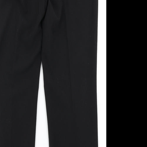 M&S Womens Black   Dress Pants Trousers Size 12 L28 in