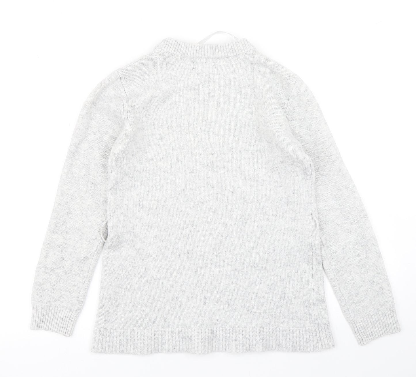 Primark Womens Grey  Knit Pullover Jumper Size S