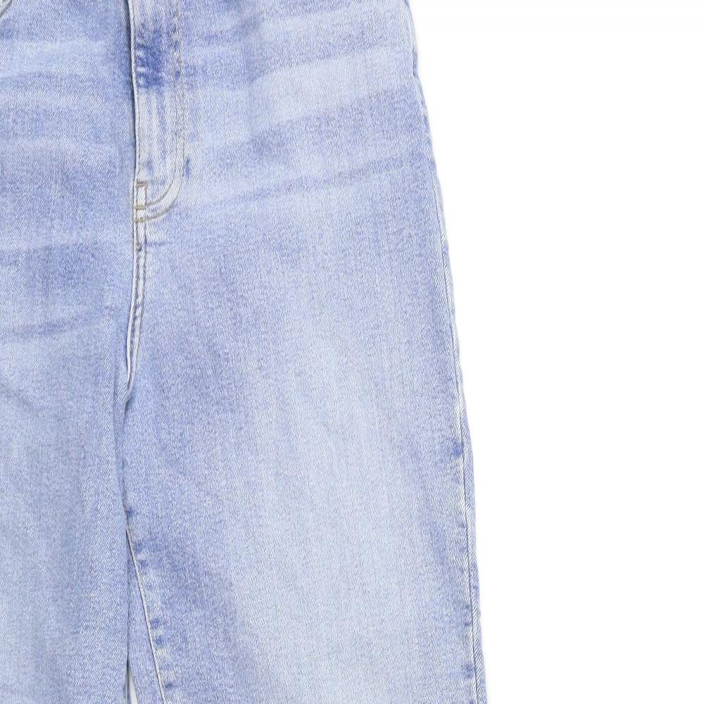 George Womens Blue  Denim Mom Jeans Size 12 L28 in