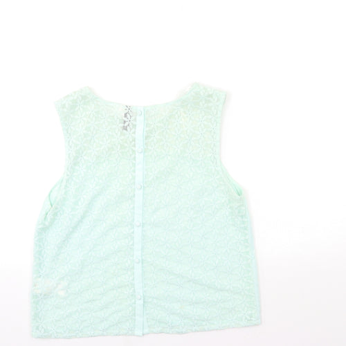 H&M Womens Green   Basic Tank Size 12