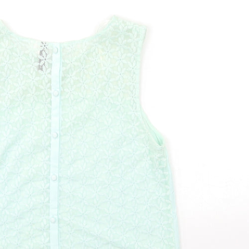 H&M Womens Green   Basic Tank Size 12