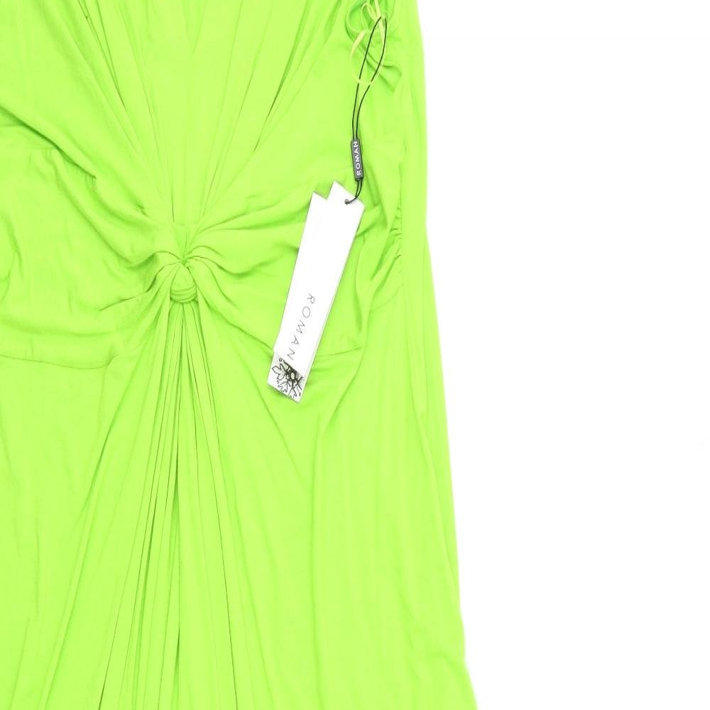 Roman Womens Green   Maxi  Size 20  - Knot Detail