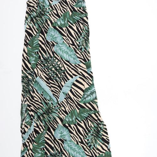 Dorothy Perkins Womens Black Striped  Maxi  Size 8