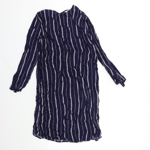 Primark Womens Black Striped  Basic Blouse Size 8