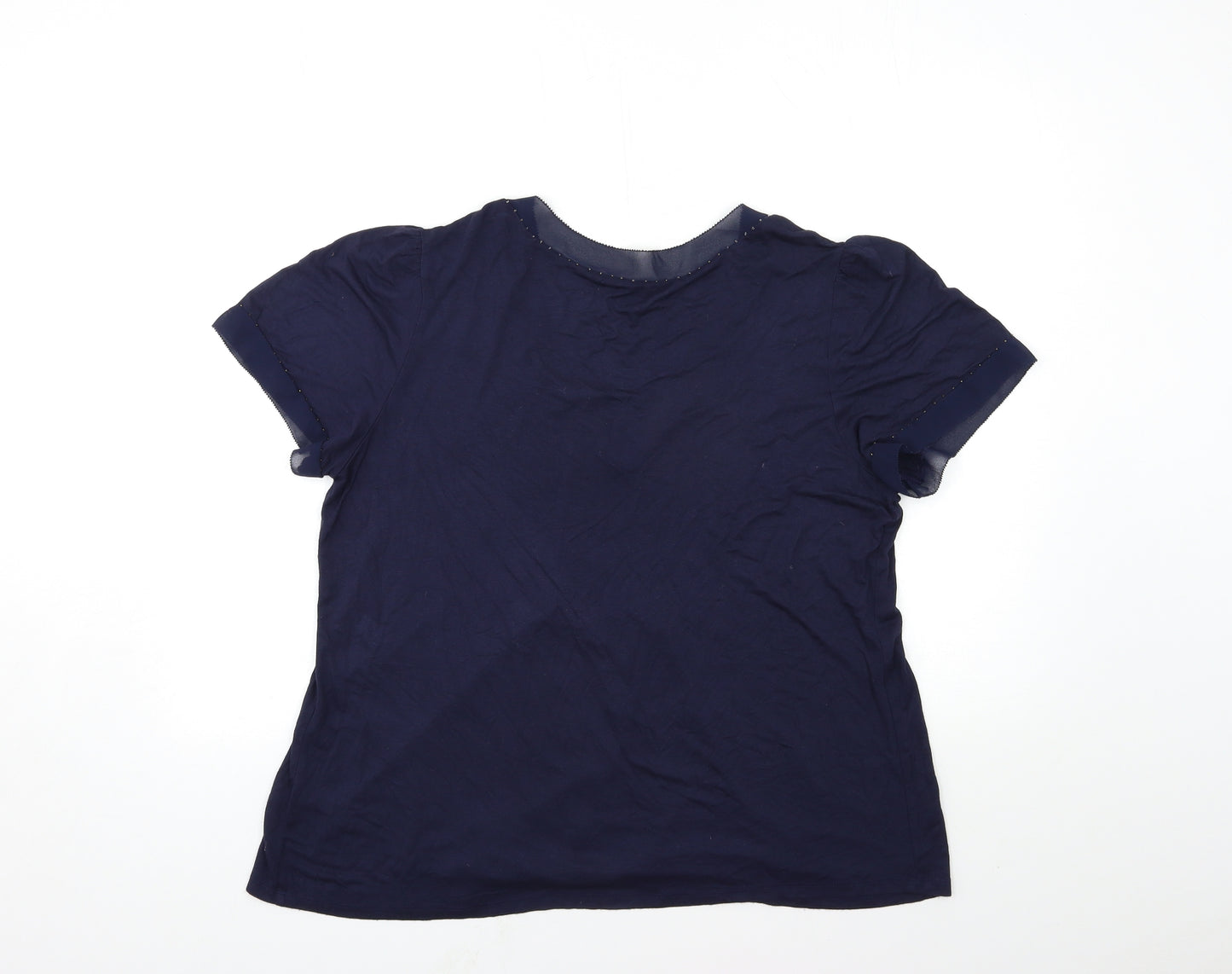 Monsoon Womens Blue   Basic Blouse Size 16