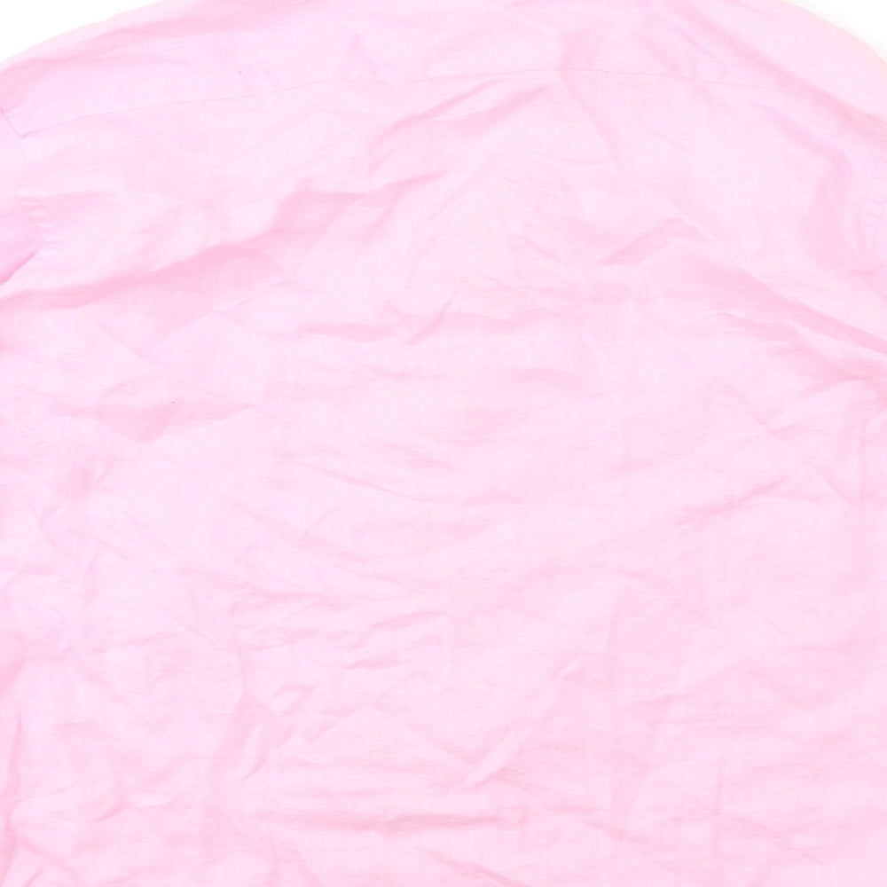 MARCO DONATELI Boys Pink   Basic Button-Up Size 14 Years