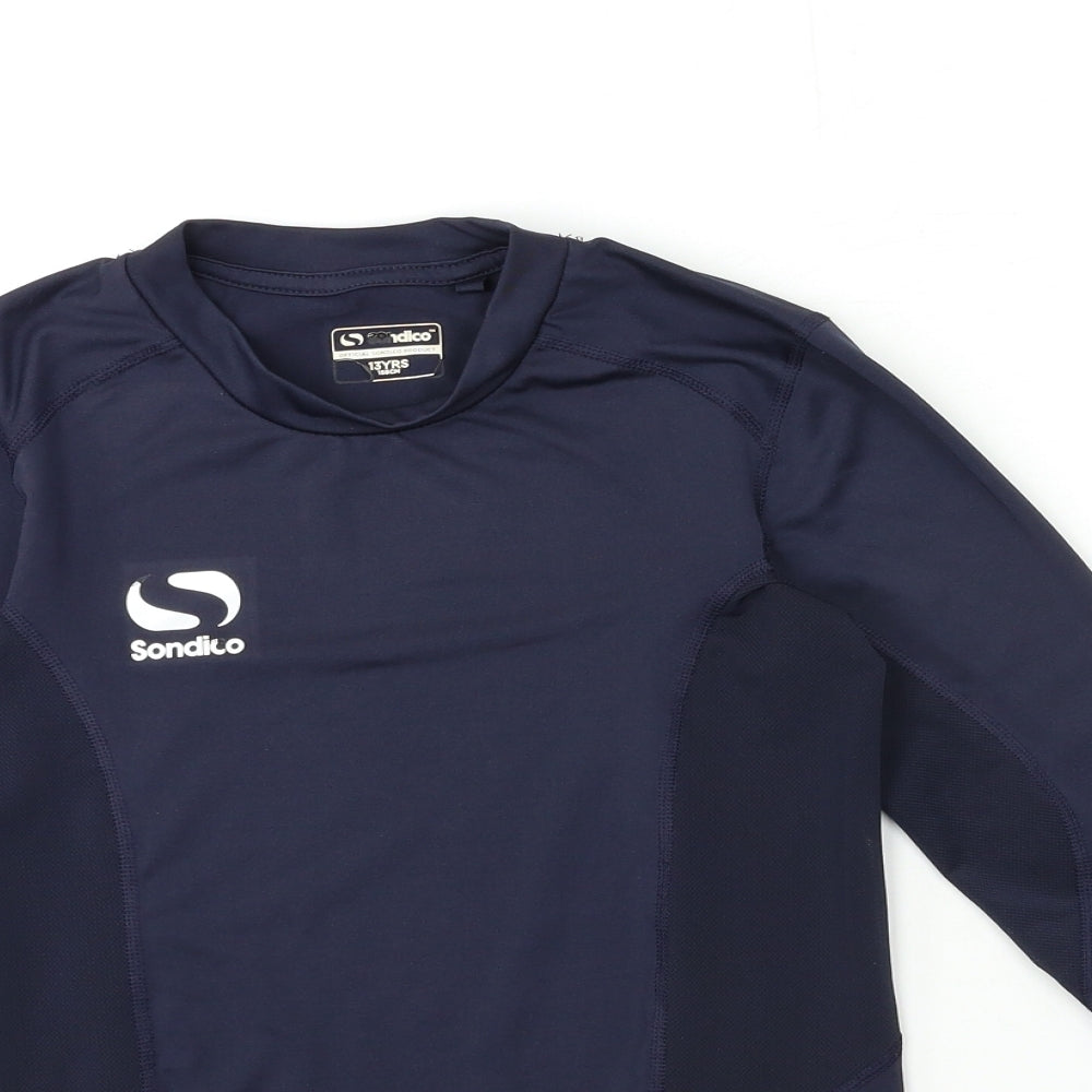 Sondico Boys Blue   Basic T-Shirt Size 13 Years