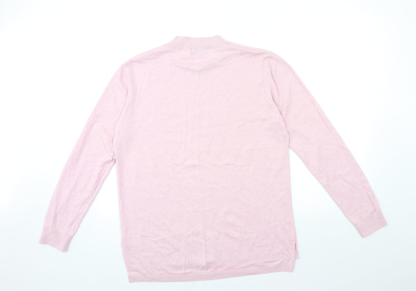 Delicate Love Womens Pink  Knit Pullover Jumper Size XL