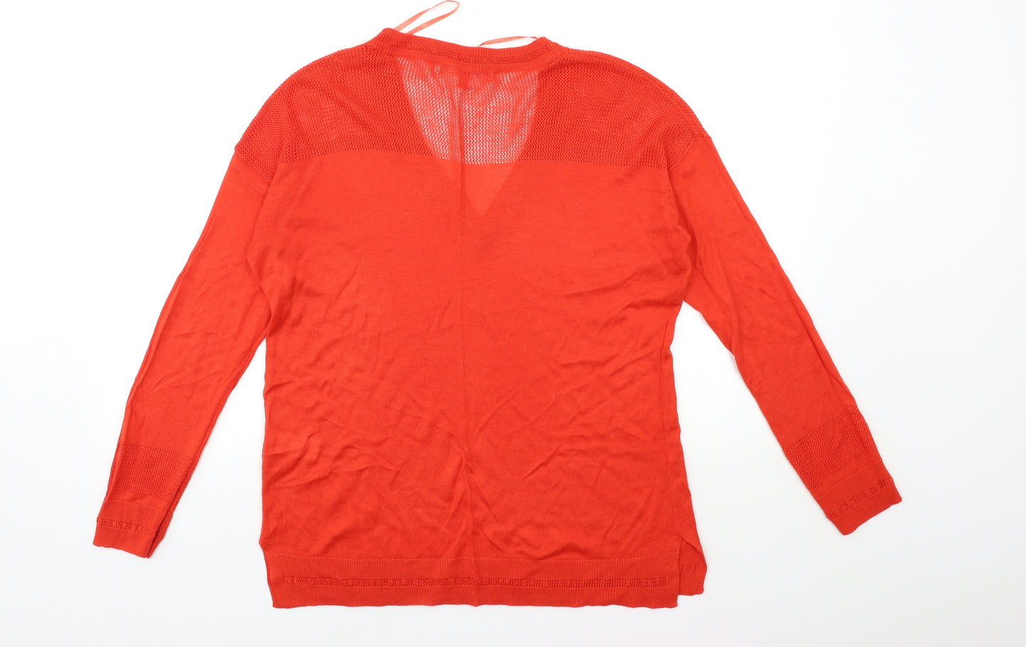 NEXT Womens Red  Knit Basic Blouse Size 14