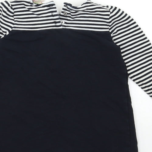 Gillian's Closet Girls Blue Striped  A-Line  Size 4 Years