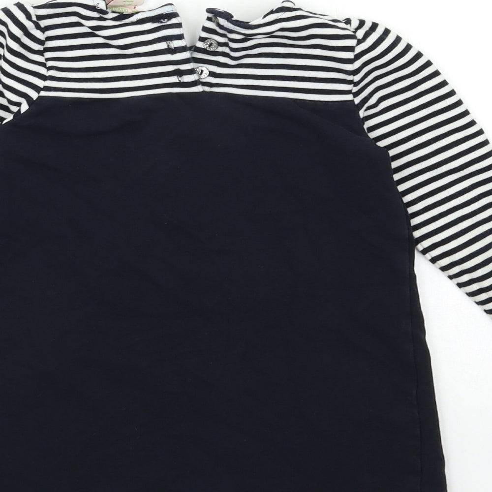 Gillian's Closet Girls Blue Striped  A-Line  Size 4 Years