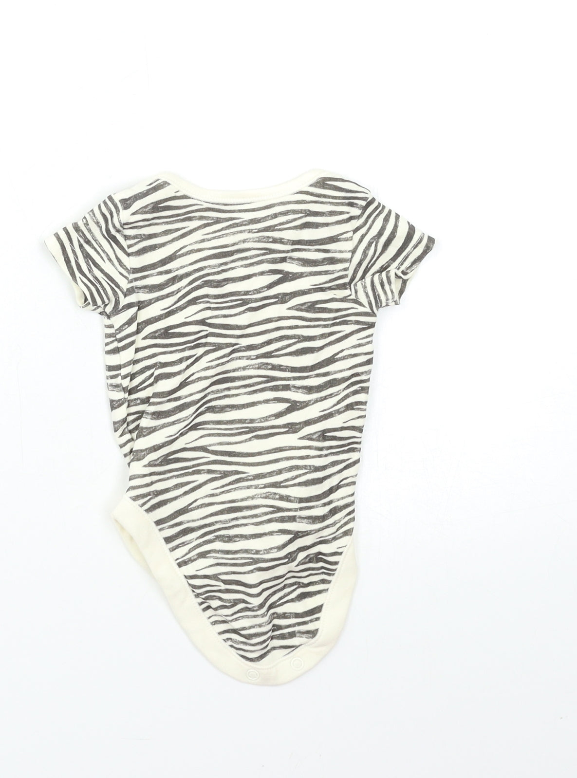 George Baby Beige Animal Print  Babygrow One-Piece Size 0-3 Months