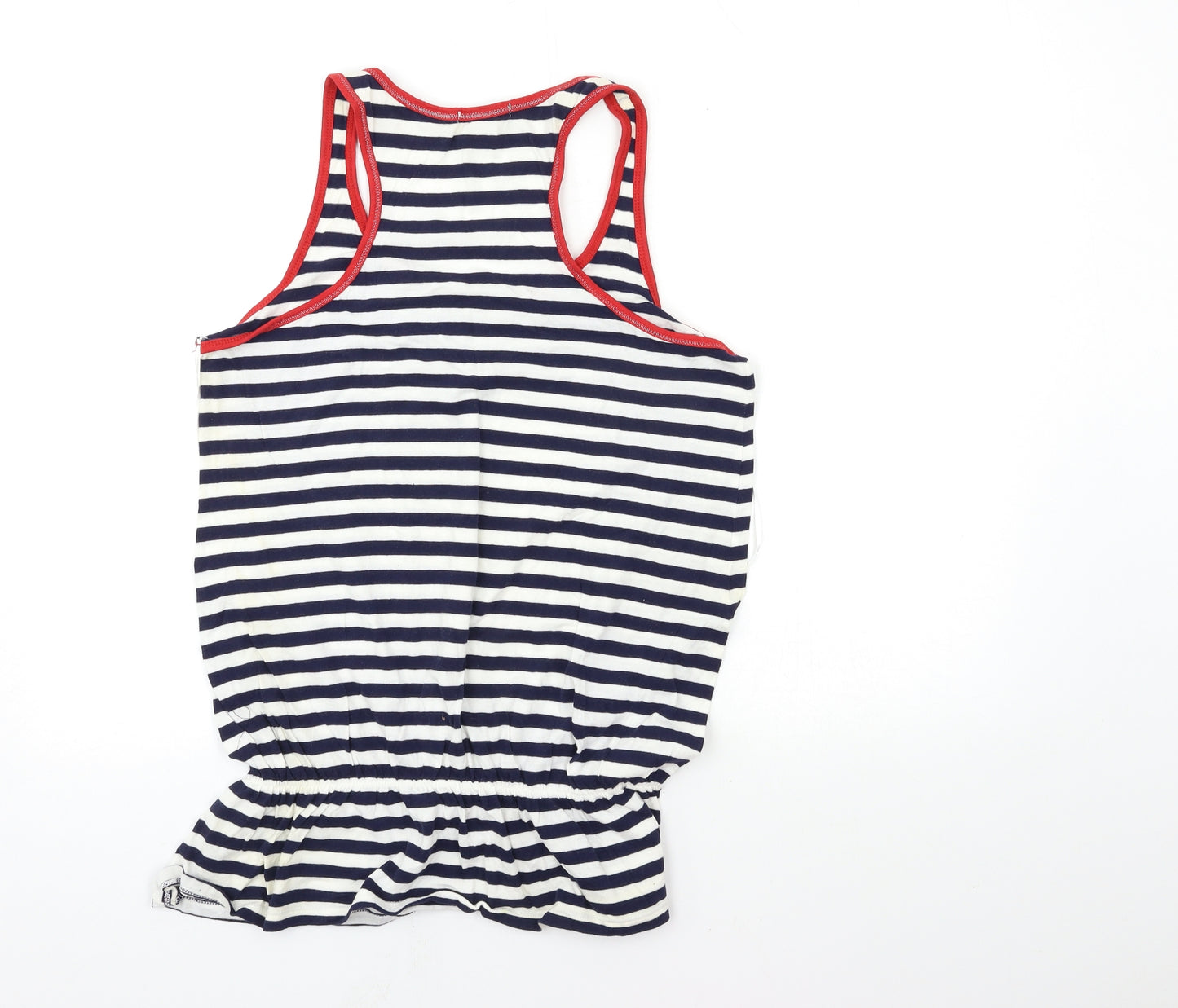George Womens Blue Striped  Basic Tank Size 16