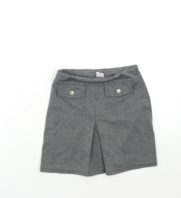 Adams Girls Grey   A-Line Skirt Size 4 Years