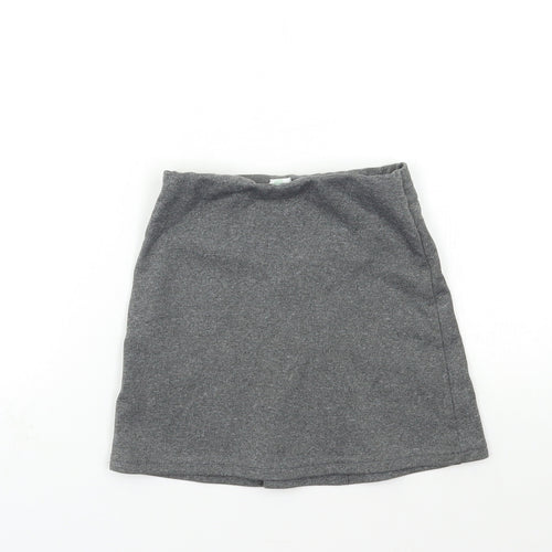 Adams Girls Grey   A-Line Skirt Size 4 Years