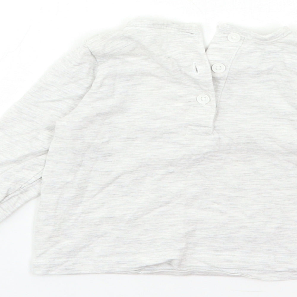 Matalan Baby Grey   Basic T-Shirt Size 0-3 Months