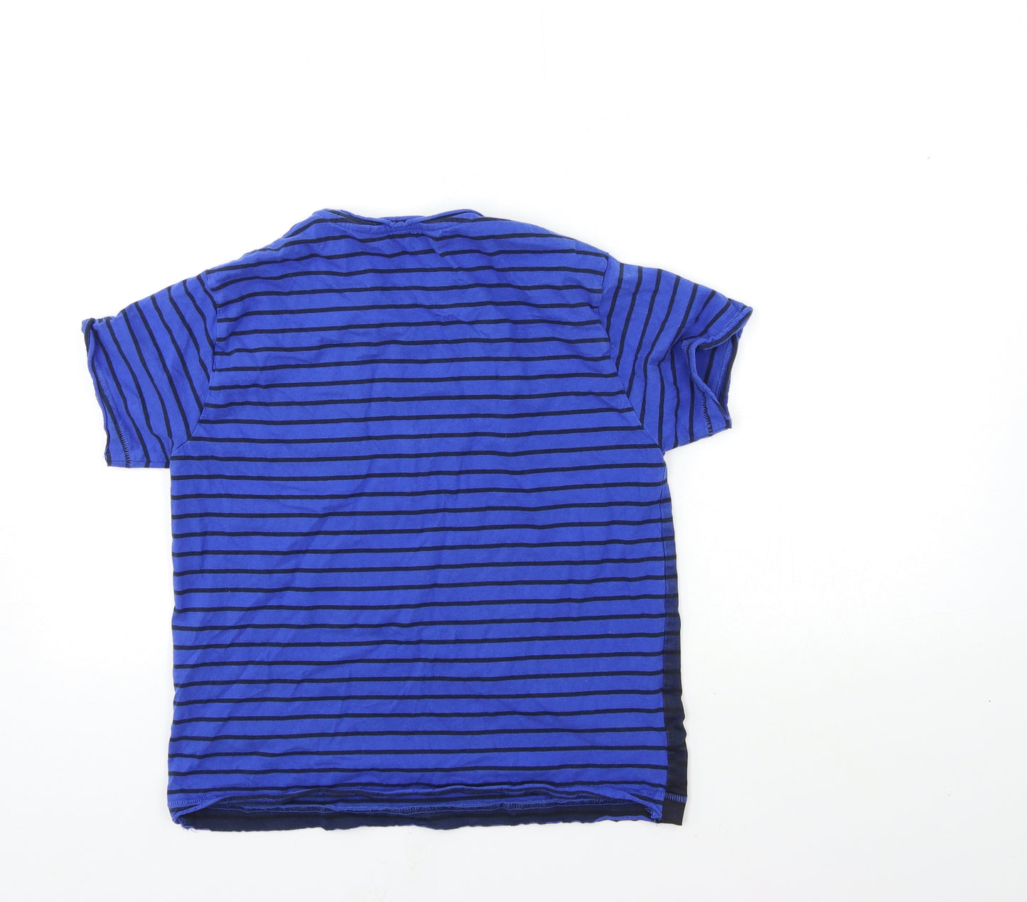 Regatta Boys Blue Striped  Basic T-Shirt Size 13 Years