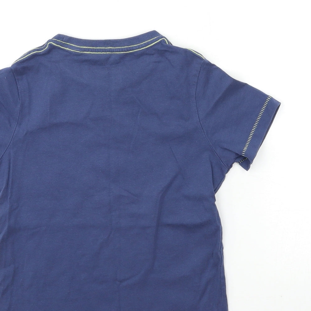 TU Boys Blue   Basic T-Shirt Size 4-5 Years
