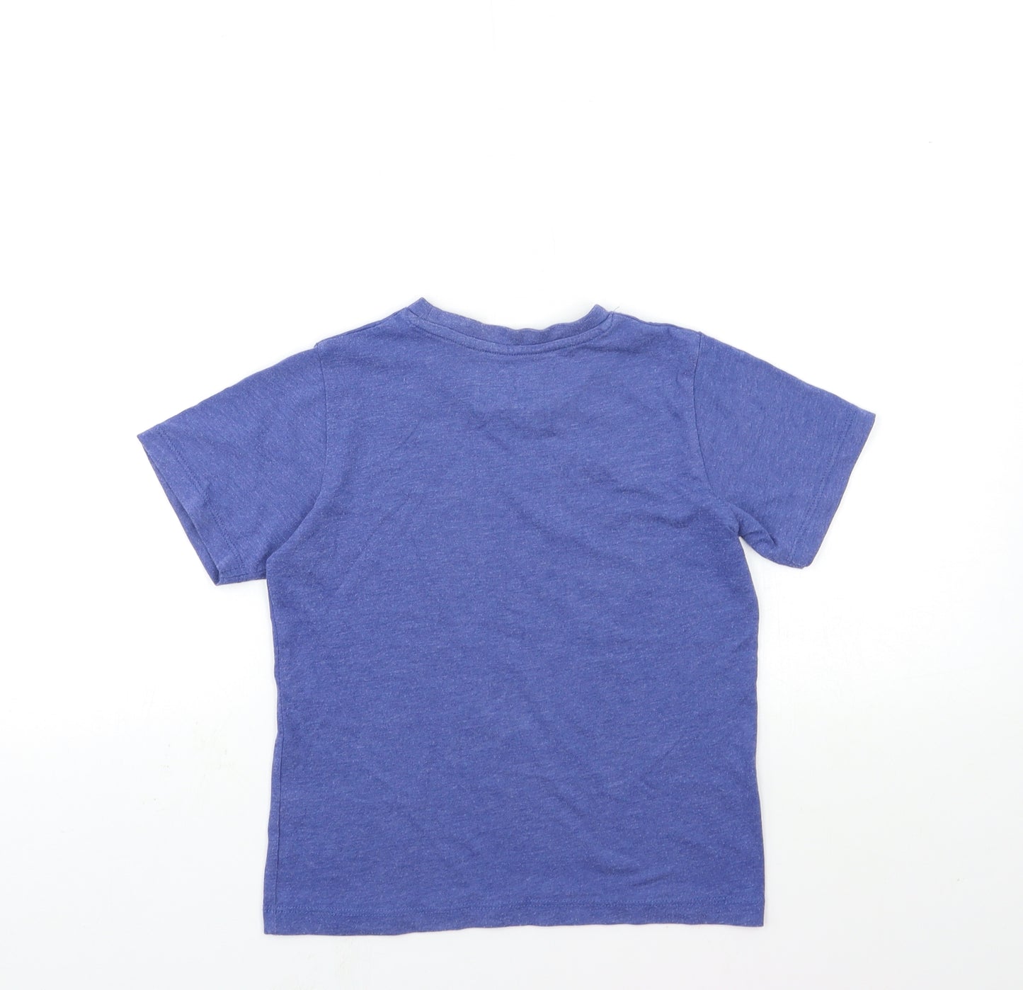 Matalan Boys Blue   Basic T-Shirt Size 6 Years