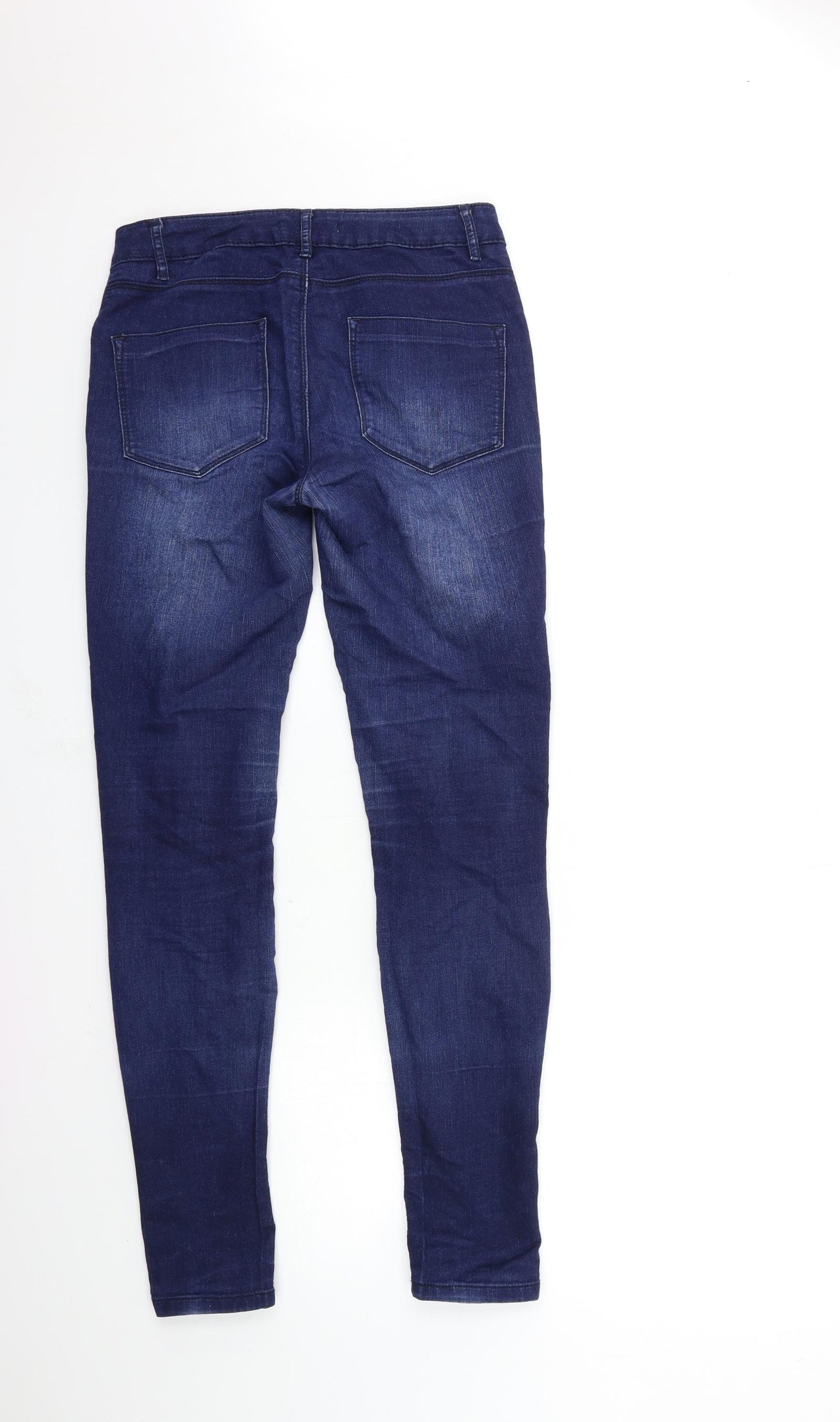 Dorothy Perkins Womens Black  Denim Skinny Jeans Size 10 L32 in
