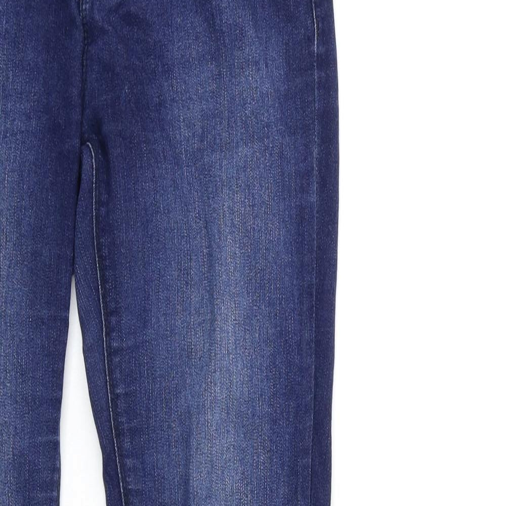 Dorothy Perkins Womens Black  Denim Skinny Jeans Size 10 L32 in