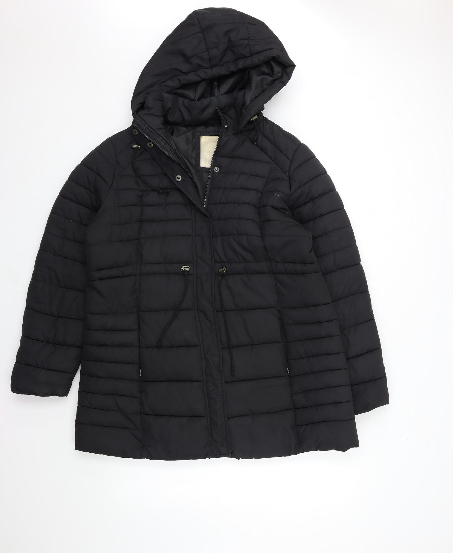 BHS Womens Black   Puffer Jacket Coat Size 18