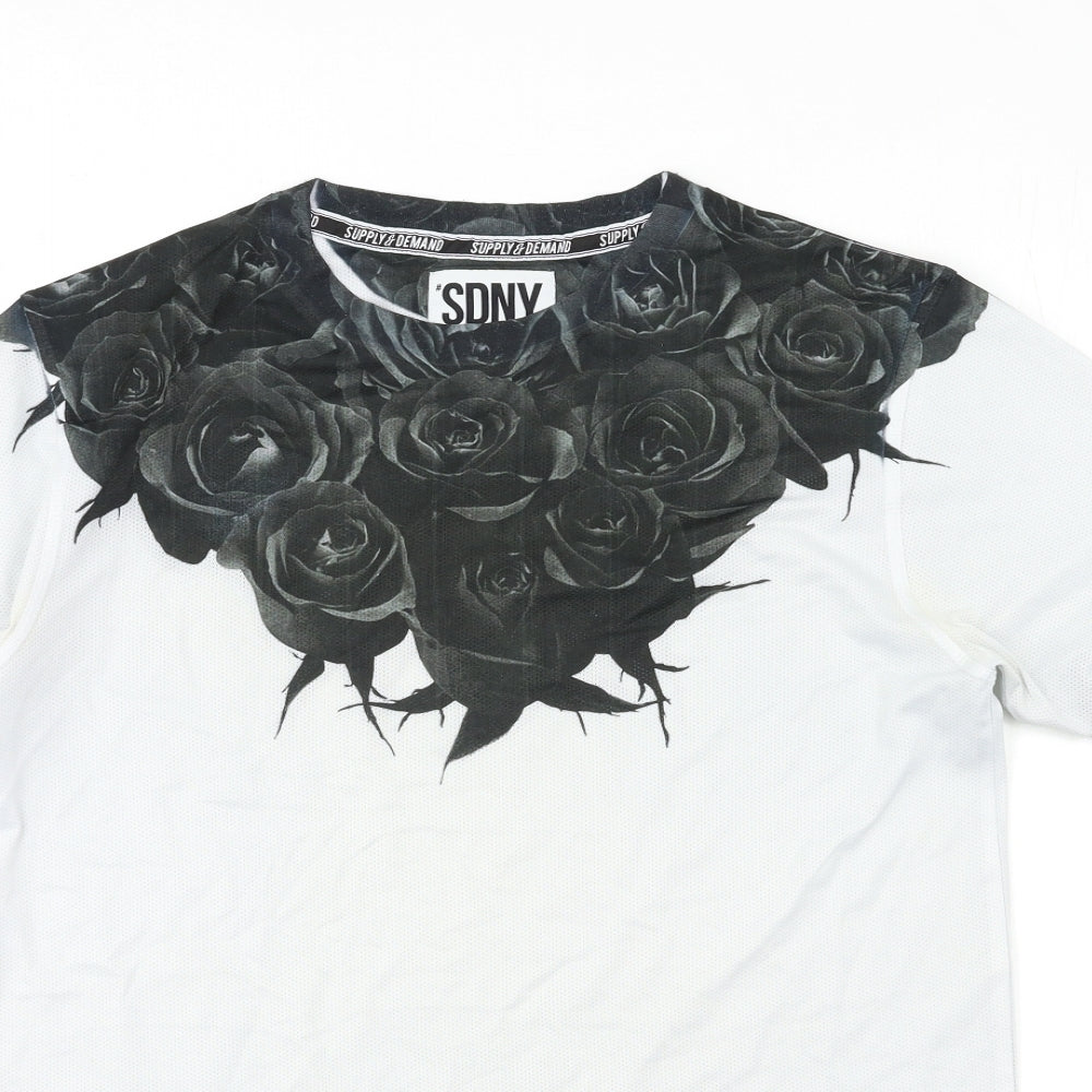 Supply & Demand Co. Mens Grey    T-Shirt Size XL