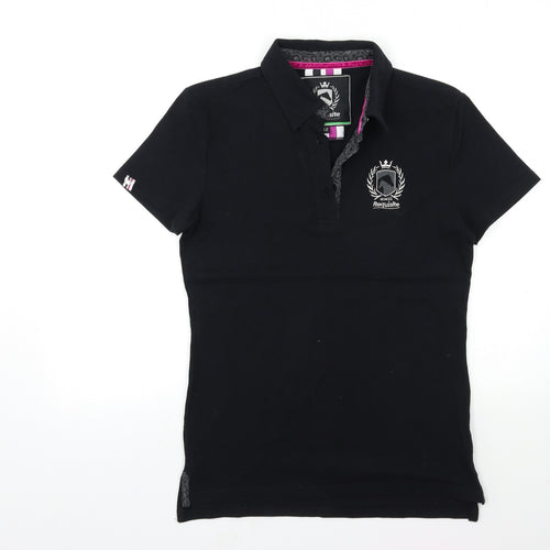 Requisite Womens Black   Basic Polo Size 12