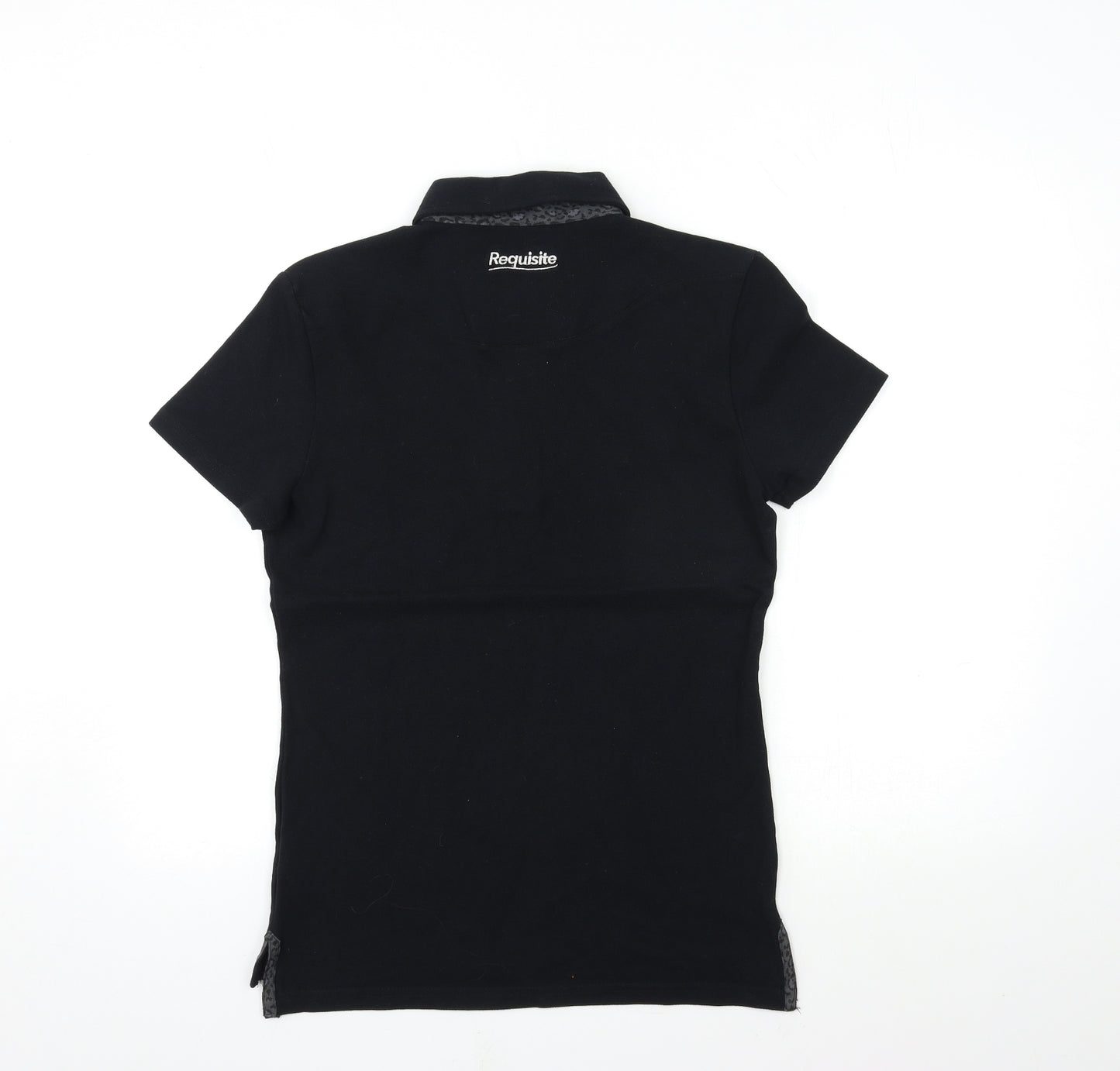 Requisite Womens Black   Basic Polo Size 12
