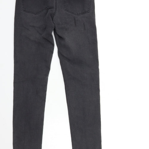 H&M Womens Black  Denim Skinny Jeans Size 25 in L26 in