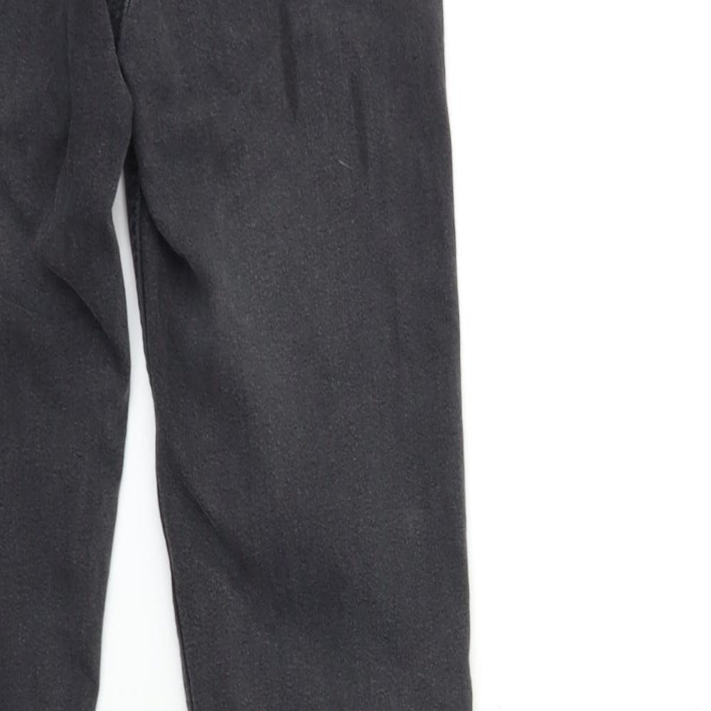 H&M Womens Black  Denim Skinny Jeans Size 25 in L26 in