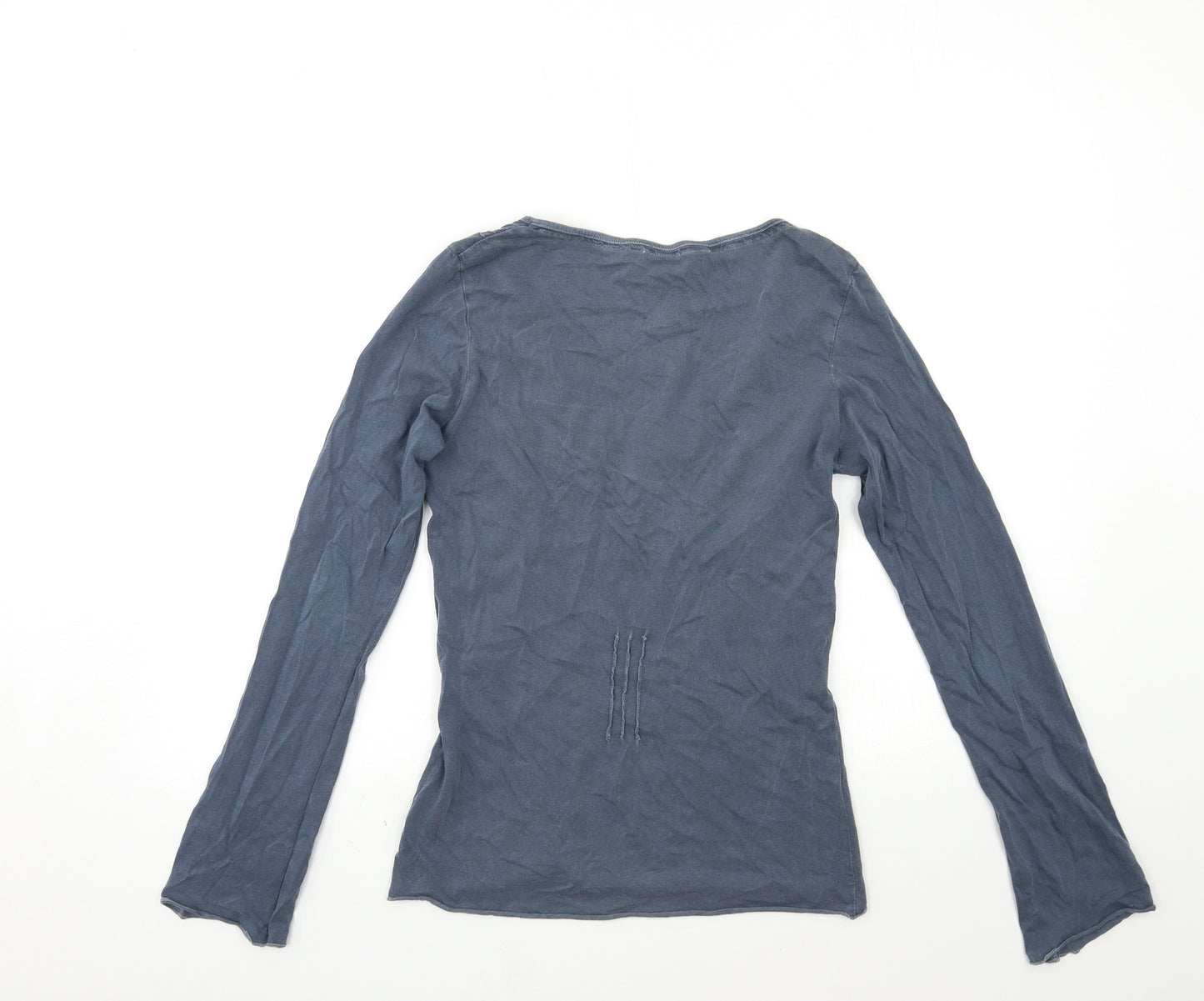 TOO FACED Womens Grey   Basic T-Shirt Size 10