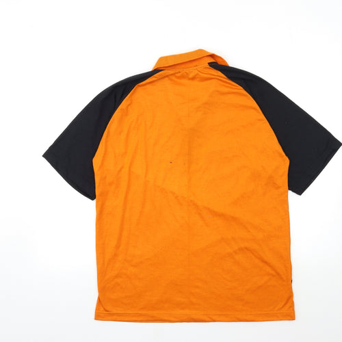 na internation Mens Orange    Polo Size L