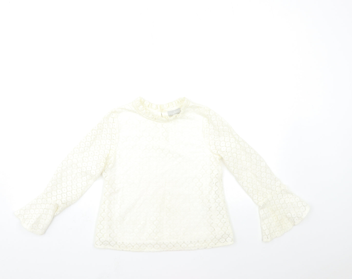 Matalan Girls White   Basic Blouse Size 8 Years