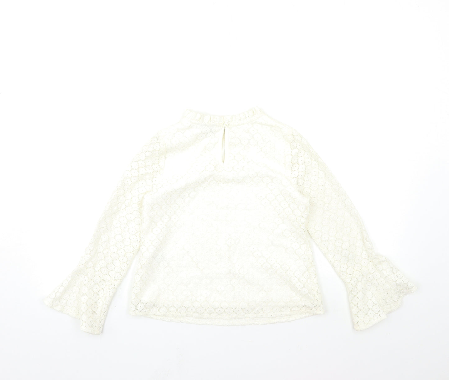 Matalan Girls White   Basic Blouse Size 8 Years