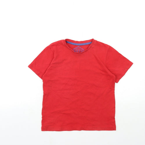 Matalan Boys Red   Basic T-Shirt Size 6 Years